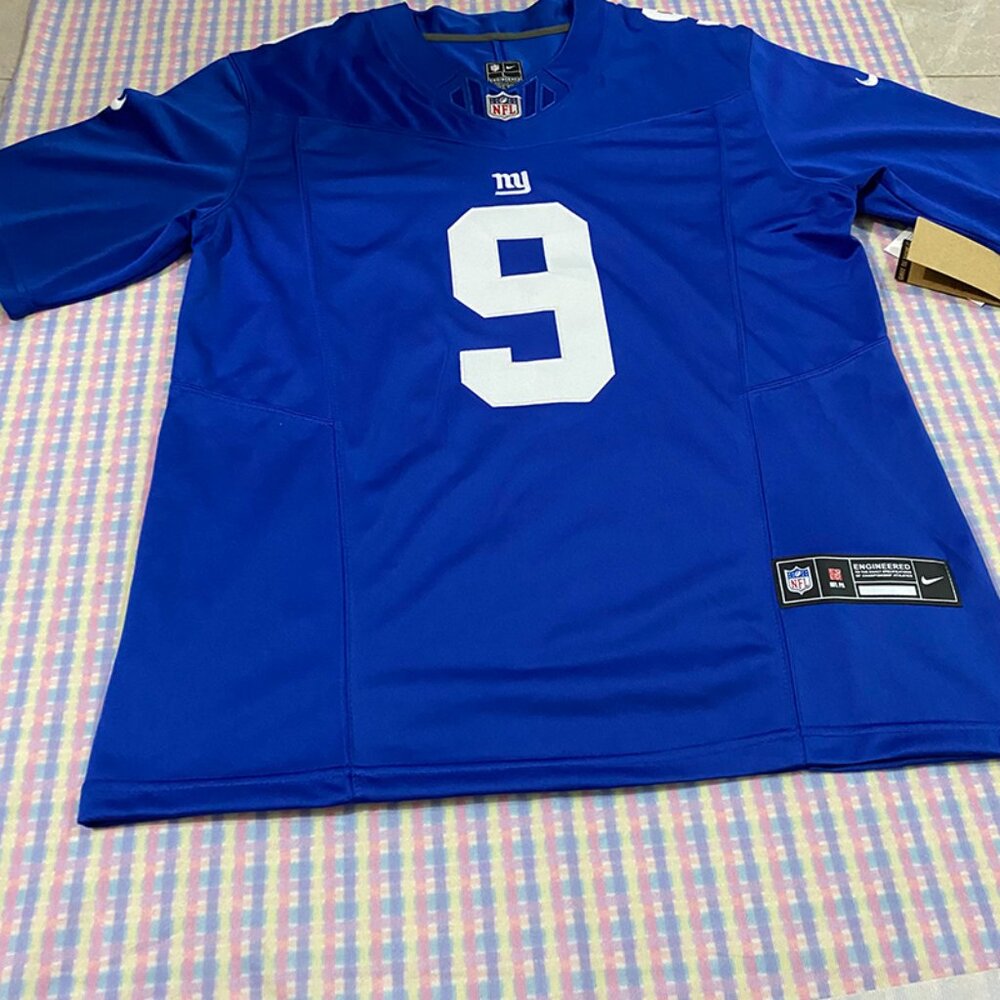 New York Giants Blue Jersey Nabers No. 9